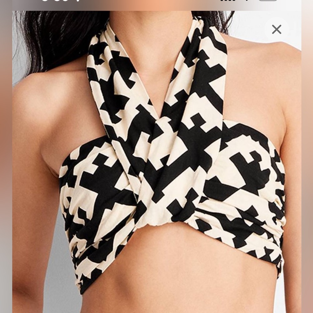 Sold Geo print halter